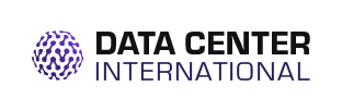 Data Center International logo with the primary icon and stacked primary type